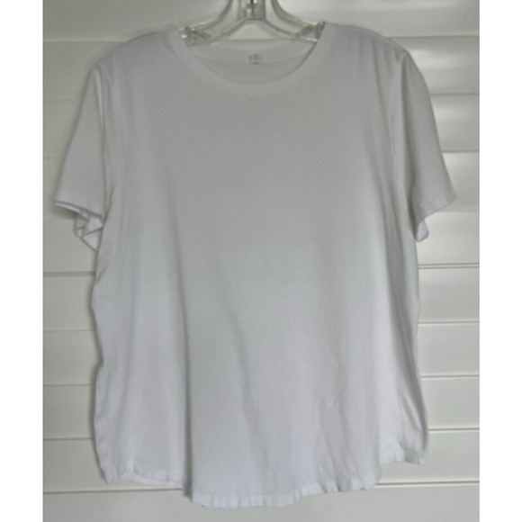lululemon white tee short sleeve t-shirt, size 10, casual, workout, yoga, basic. - Picture 1 of 7